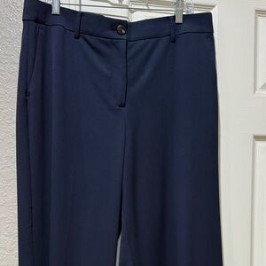 Ann Taylor Navy Wide Leg Pants- Curvy Fit
